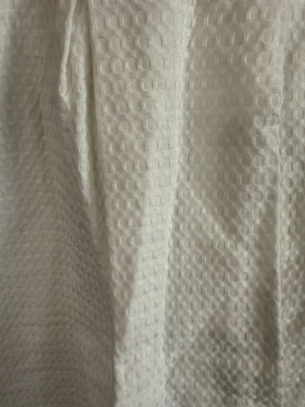 Lauren Ralph Lauren White Textured Cotton Fit & Flare Dress 8P Petite - Picture 3 of 12